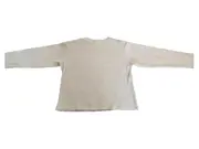 Vorschaubild 2 von Mädchen Pullover Gr. 152 Beige Rippstrick Strass Langarm