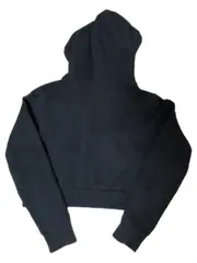 Vorschaubild 5 von Damen Kapuzenpullover Cropped Hoodie Schwarz Gr. S