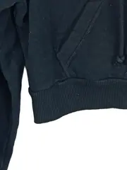 Vorschaubild 3 von Damen Kapuzenpullover Cropped Hoodie Schwarz Gr. S