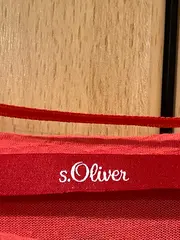 Vorschaubild 6 von Damen Langarmshirt Gr. 42/XL Rot Viskose Quaste Feminin