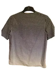 Vorschaubild 4 von Damen Bluse Kariert Blau Asymmetrisch Gr. 36/S Baumwolle