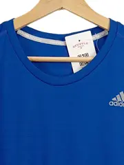 Vorschaubild 2 von Running T-Shirt Herren Gr. M Blau Climacool Sportshirt