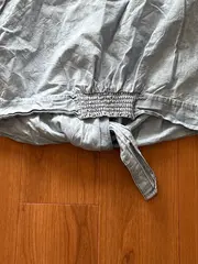 Vorschaubild 4 von Hemdbluse Damen Gr. L Blau Schmetterling Biene Stickerei