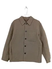 Vorschaubild 1 von Herren Wolljacke Hemdjacke Beige Größe S Leichte Jacke