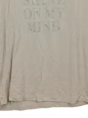 Vorschaubild 4 von Damen T-Shirt Gr. S Beige Pailletten Sunshine On My Mind