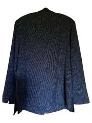 Vorschaubild 2 von Damen Blazer Gr. 40 Grau Meliert Business Jacke Polyester