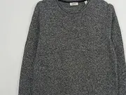 Vorschaubild 3 von Herren Pullover Basic Strick Baumwolle Grau Mel. Gr. S