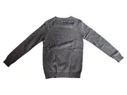Vorschaubild 5 von Herren Pullover Basic Strick Baumwolle Grau Mel. Gr. S
