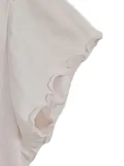 Vorschaubild 3 von T-Shirt Mädchen Rosa Gr. 152 Kurzarm Rüschen Baumwolle