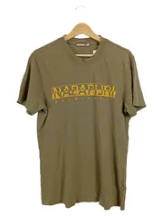 Vorschaubild 1 von Geographic T-Shirt Herren Gr. M/38 Oliv Logo-Print Casual
