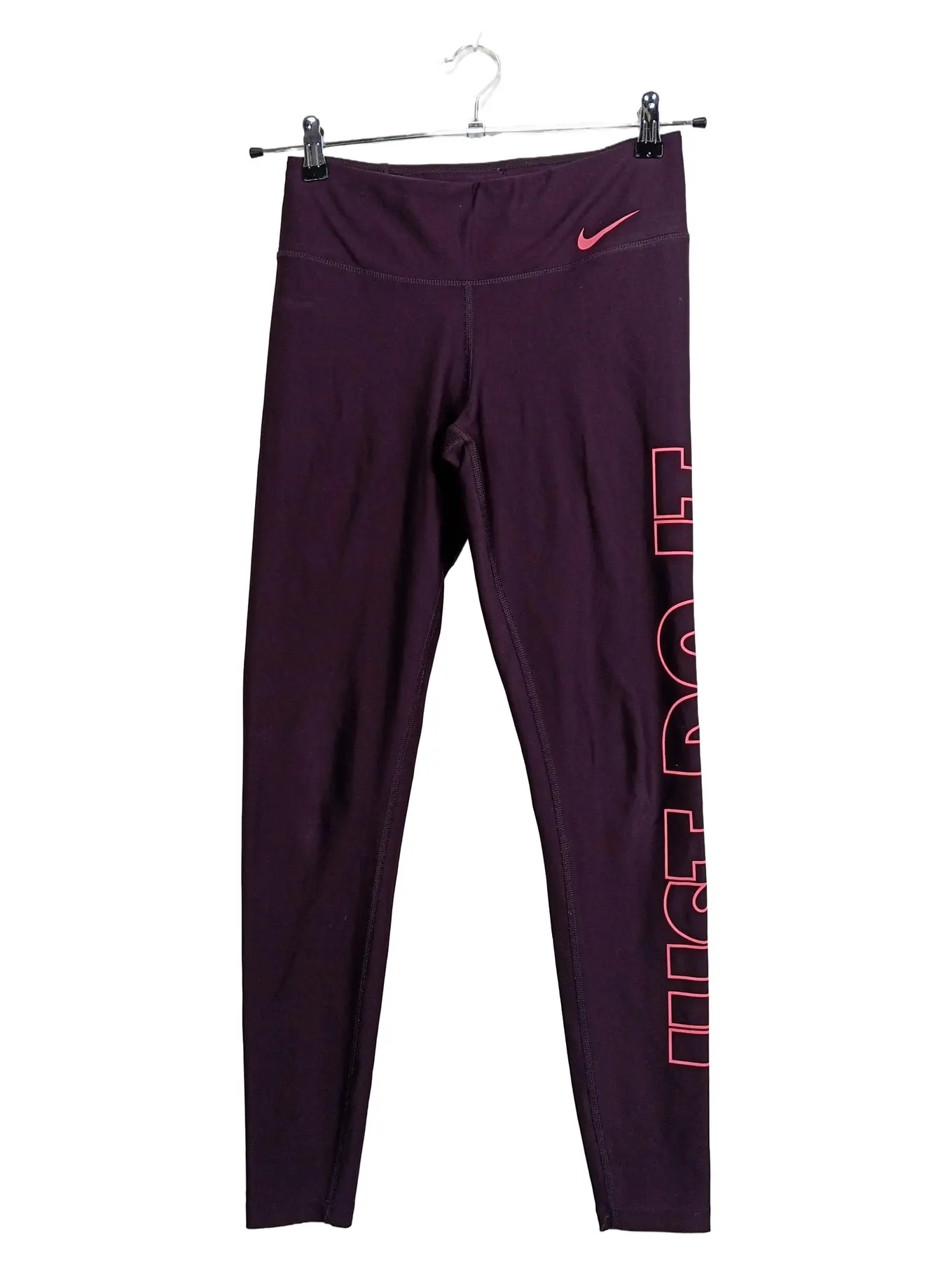 NIKE Just Do It Leggings Damen Sport Fitness Laufhose Lila Gr S