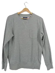Vorschaubild 1 von Herren Pullover Sweatshirt Gr. M Grau Meliert Baumwolle Casual