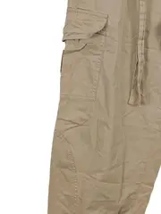 Vorschaubild 3 von Cargohose Damen M Beige Jogger Cargo Pants Baumwolle 38