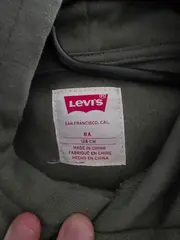 Vorschaubild 4 von Kinder Kapuzenpullover Hoodie Gr. 128 Oliv Streetwear Logo Herbst