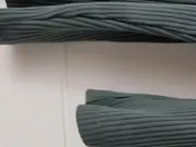 Vorschaubild 8 von Damen Langarmshirt Henley Gr. 40/L Grün Rippstrick Viskose Casual