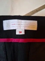 Vorschaubild 3 von Damen Stoffhose Business Grau Gr. 36 Bügelfalte Elegant