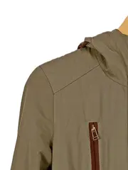 Vorschaubild 4 von Damen Parka Jacke mit Kapuze Gr. 34 Oliv Casual Freizeitjacke