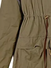 Vorschaubild 7 von Damen Parka Jacke mit Kapuze Gr. 34 Oliv Casual Freizeitjacke