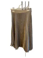 Vorschaubild 3 von Faltenrock Damen Gr. 34 Oliv Midi Plisseerock elegant