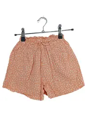 Vorschaubild 1 von Kinder Shorts Blumenmuster Orange Gr. 104 Mädchen Sommer