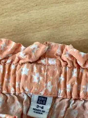 Vorschaubild 3 von Kinder Shorts Blumenmuster Orange Gr. 104 Mädchen Sommer