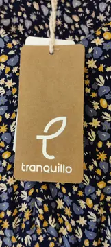 Vorschaubild 5 von Damen Freizeitkleid Blumenmuster Langarm Blau Gr. 42 Viskose