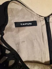 Vorschaubild 3 von Taifun Abendkleid Damen Gr. 42 Schwarz Spitze Elegant Midikleid Festlich