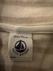 Vorschaubild 3 von Langarmshirt Kinder Gestreift Maritim Baumwolle Gr. 98