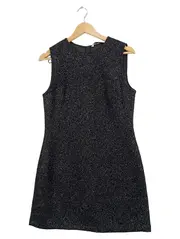 Vorschaubild 1 von Damen Cocktailkleid Glitzer Schwarz Ärmellos Gr. 40/L Party