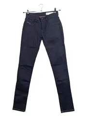 Vorschaubild 1 von Damen Jeans Skinny Stretch Dunkelblau Raw Denim W24 L33