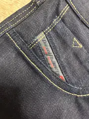 Vorschaubild 3 von Damen Jeans Skinny Stretch Dunkelblau Raw Denim W24 L33