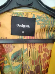 Vorschaubild 3 von Damen Lederjacke Bikerjacke Gelb Gr. 38 Kunstleder Urban