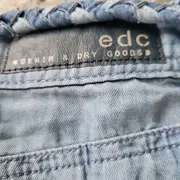 Vorschaubild 4 von Jeansrock Damen Gr. 40 Blau Minirock Rüschen Casual