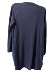 Vorschaubild 2 von Damen Strickjacke Cardigan Gr. 36/S Blau Baumwolle Langarm