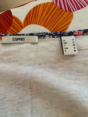 Vorschaubild 4 von Damen T-Shirt Gr. 36/S Beige Meliert V-Ausschnitt Lyocell