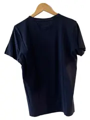 Vorschaubild 2 von Herren T-Shirt Gr. M Blau Logo Print Baumwolle