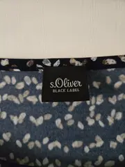 Vorschaubild 4 von Black Label Damen Bluse Gr. 40 Blau Muster 3/4-Arm