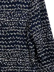 Vorschaubild 3 von Black Label Damen Bluse Gr. 40 Blau Muster 3/4-Arm