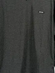 Vorschaubild 3 von Herren Langarmshirt Streetwear Meliert Grau Gr. M Polyester