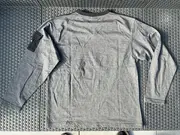 Vorschaubild 2 von Herren Langarmshirt Streetwear Meliert Grau Gr. M Polyester