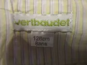 Vorschaubild 2 von Mädchen Faltenrock Gr. 126/128 Gelb Gestreift Sommer
