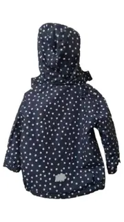 Vorschaubild 3 von Happy Kids Regenjacke Mädchen Gr. 86/92 Punkte Blau Rosa
