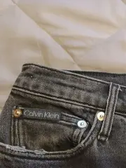 Vorschaubild 4 von Damen Jeans Straight Leg Grau W28/L32 Baumwolle