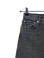 Vorschaubild 2 von Damen Jeans Straight Leg Grau W28/L32 Baumwolle