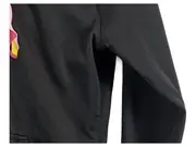 Vorschaubild 3 von Kinder Trainingsjacke Kapuze Logo-Print Polyester Schwarz Gr. 164