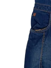 Vorschaubild 3 von Jeanskleid Mädchen Gr. 152 Blau Denim Reißverschluss Casual