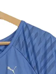 Vorschaubild 2 von Damen Sport T-Shirt Gr. 40/L Blau Kurzarm Sportshirt DryCELL