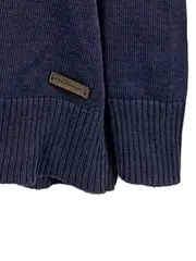 Vorschaubild 4 von Herren Pullover Troyer Stehkragen Reißverschluss Blau XL