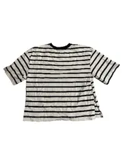Vorschaubild 3 von Damen T-Shirt Gr. S/36 gestreift schwarz weiß Oversize Casual