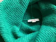 Vorschaubild 2 von Damen Pullover Rollkragen Oversize Grün Gr. M 3/4 Arm